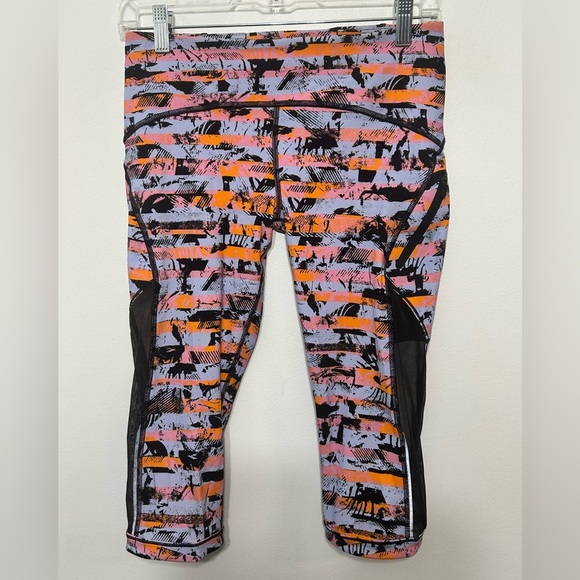 Lululemon Sun Runner Crop Inversion Multi Color Cropped Leggings - Picture 7 of 16